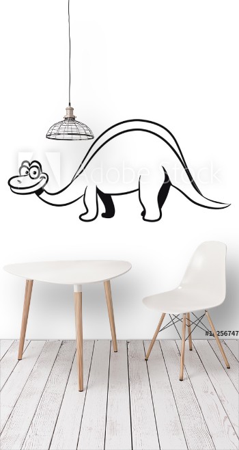Picture of Dinosaur Brontosaurus funny